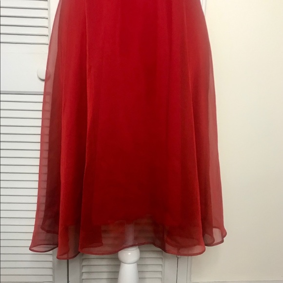 Vintage Classic Red Halter Dress - Picture 4 of 6